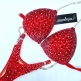 Red Pleasure Stock -Sujetador C-D (Triangulo con copa), Braguita S (U Frontal, Corte trasero estilo PRO)-